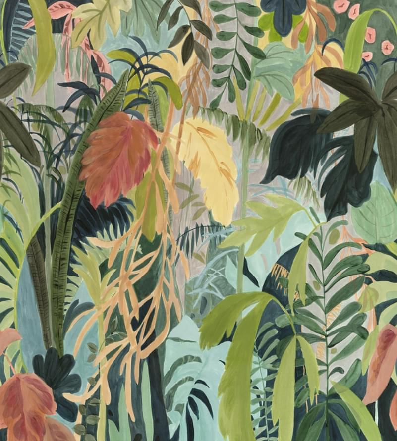 Thibaut Islander Tm15853 Rainforest Mural 3.2м x 274.3см поверхность матовая