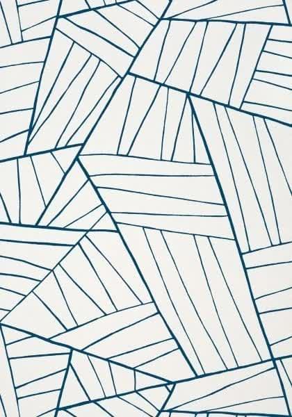 Thibaut Modern Resource 2 Jordan Navy On White 8.23x68.58