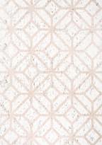 Thibaut Modern Resource 2 Mamora Trellis Cork White On Metallic Blush 7.32м x 91.44см поверхность матовая