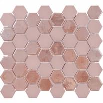 Плитка Togama Sixties Pink 6 29.8x33 см, поверхность микс