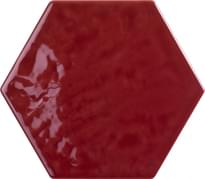 Плитка Tonalite Exabright Esagona Bordeaux 15.3x17.5 см, поверхность глянец