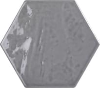 Плитка Tonalite Exabright Esagona Grigio 15.3x17.5 см, поверхность глянец