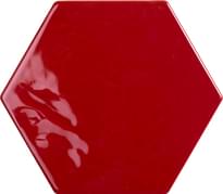 Плитка Tonalite Exabright Esagona Rosso 15.3x17.5 см, поверхность глянец
