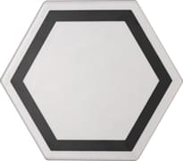 Плитка Tonalite Examatt Decor Exatarget Bianco 15x17.1 см, поверхность матовая