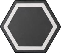Плитка Tonalite Examatt Decor Exatarget Nero 15x17.1 см, поверхность матовая
