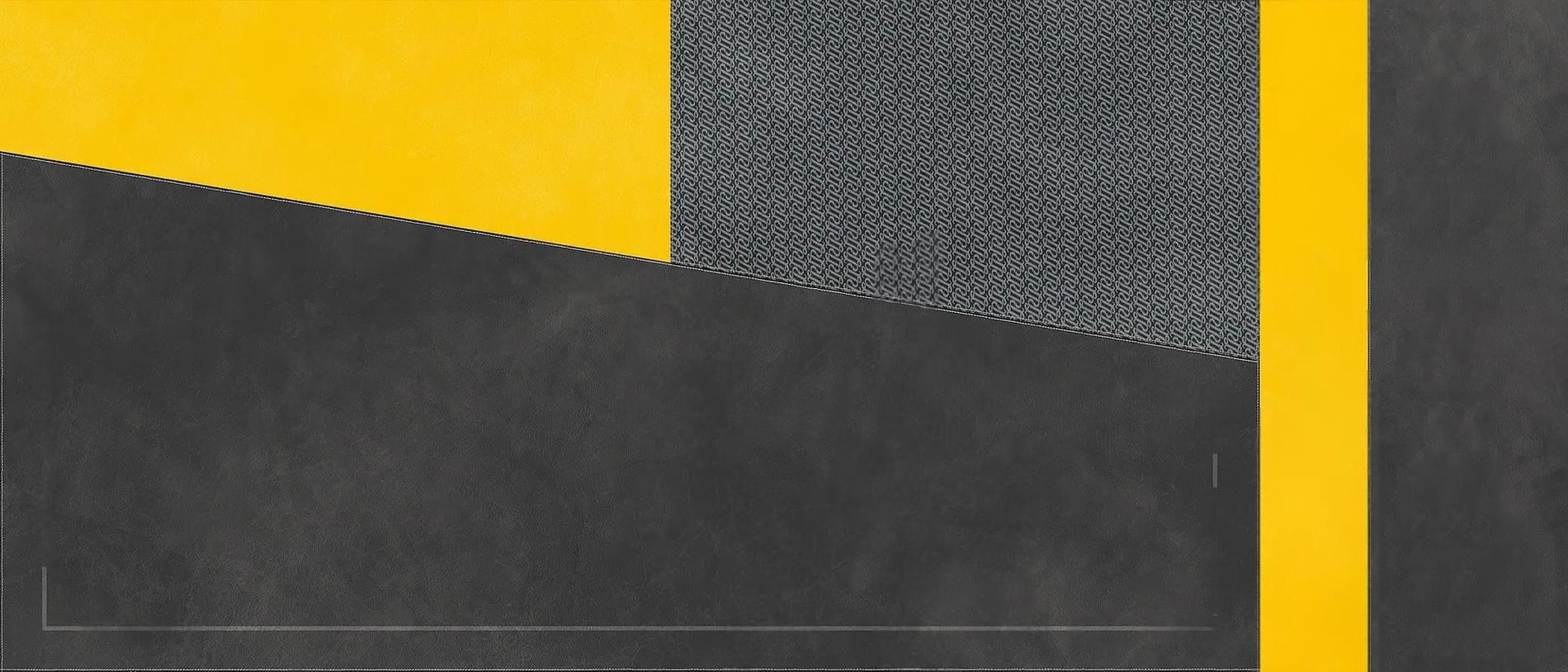 Tonino Lamborghini Korium Anthracite Yellow Diagonal A 120x280 см поверхность матовая