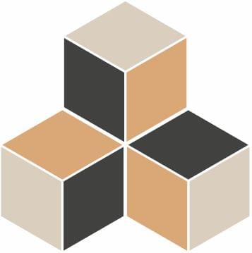 TopCer Hexagon Inserts Daman 20.6x20.6