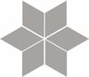 Плитка TopCer Hexagon Inserts Goa 20.6x20.6 см, поверхность матовая