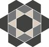 Плитка TopCer Hexagon Inserts Malaca 30.9x30.9 см, поверхность матовая
