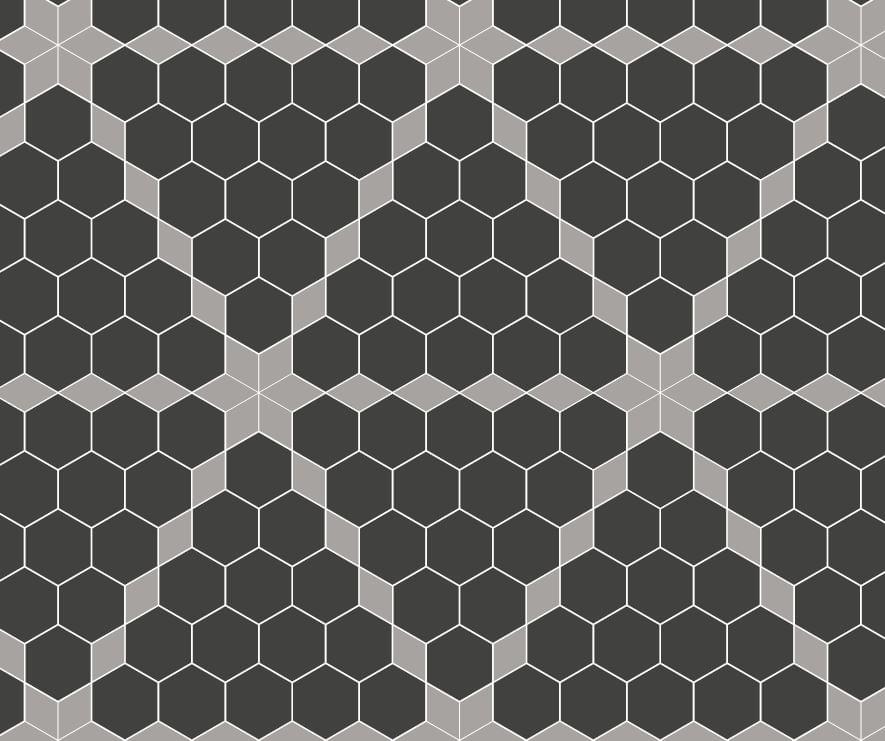 керамогранит фабрики TopCer коллекция Hexagon Inserts