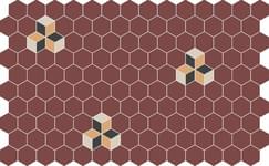 плитка фабрики TopCer коллекция Hexagon Inserts