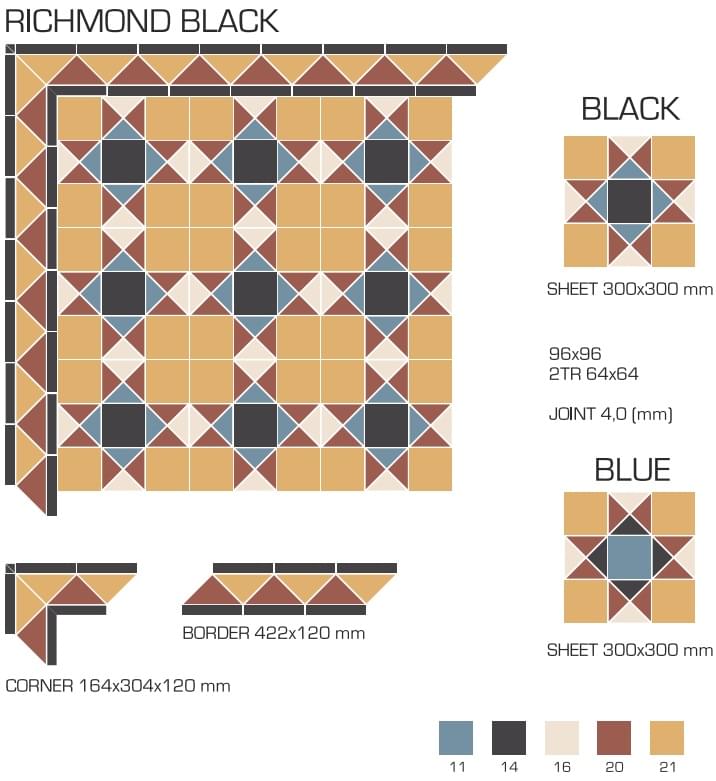 керамогранит фабрики TopCer коллекция Richmond