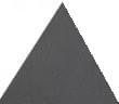Плитка TopCer Базовая Плитка Dark Grey Triangle 5x5.7 см, поверхность матовая