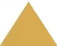 TopCer Базовая Плитка Ochre Yellow Triangle 5x5.7