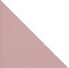 Плитка TopCer Базовая Плитка Pink Triangle 2.5x2.5 см, поверхность матовая