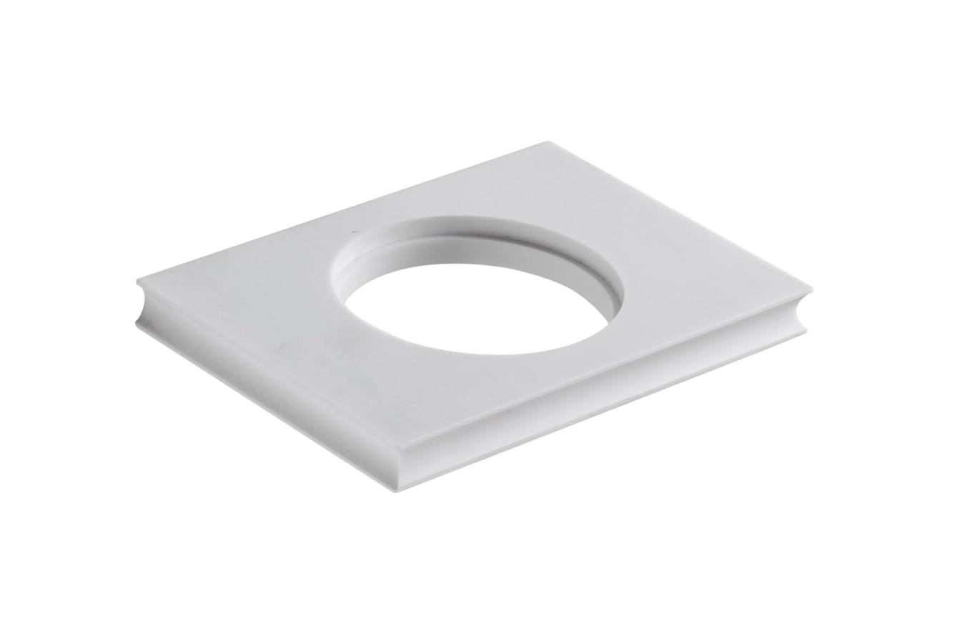 Плитка Treemme 22mm Вставка из кориана для артикула 8304/8341 белый матовый  поверхность матовая