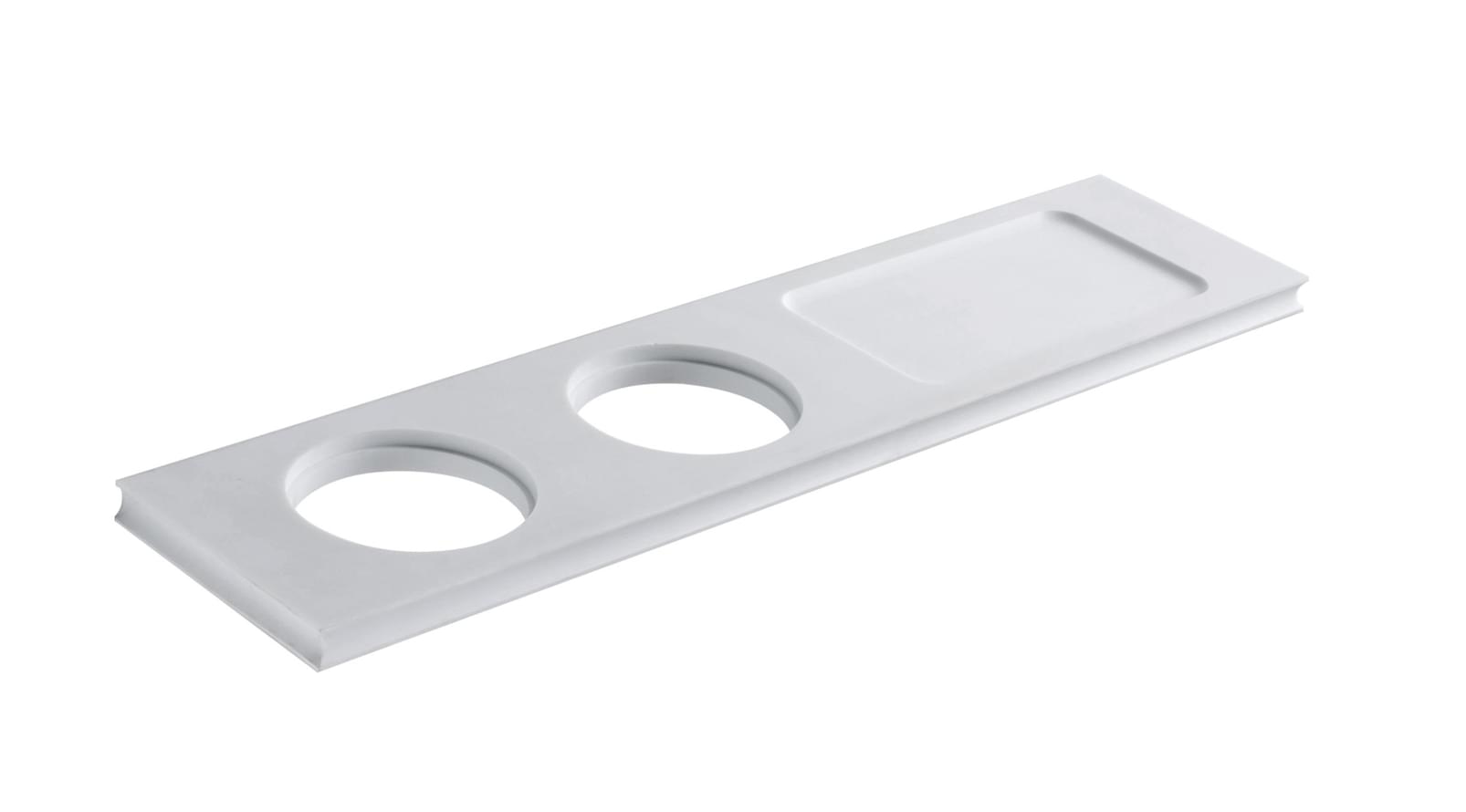 Плитка Treemme 22mm Вставка из кориана для артикула 8373 белый матовый  поверхность матовая