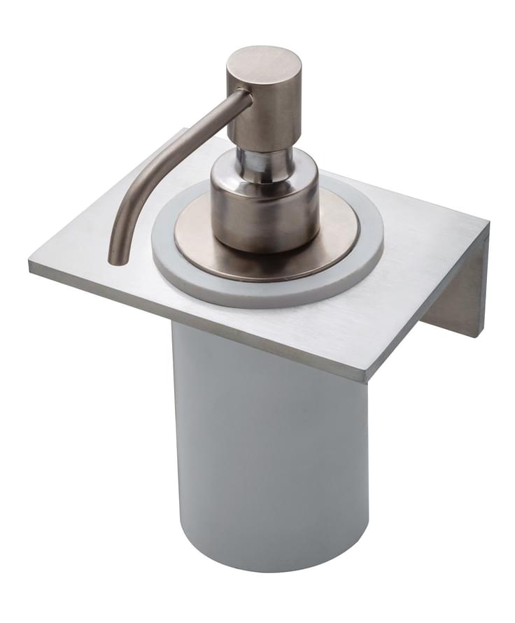 Плитка Treemme 22mm Дозатор 22mm жидкого мыла нержавеющая сталь  поверхность брашированная