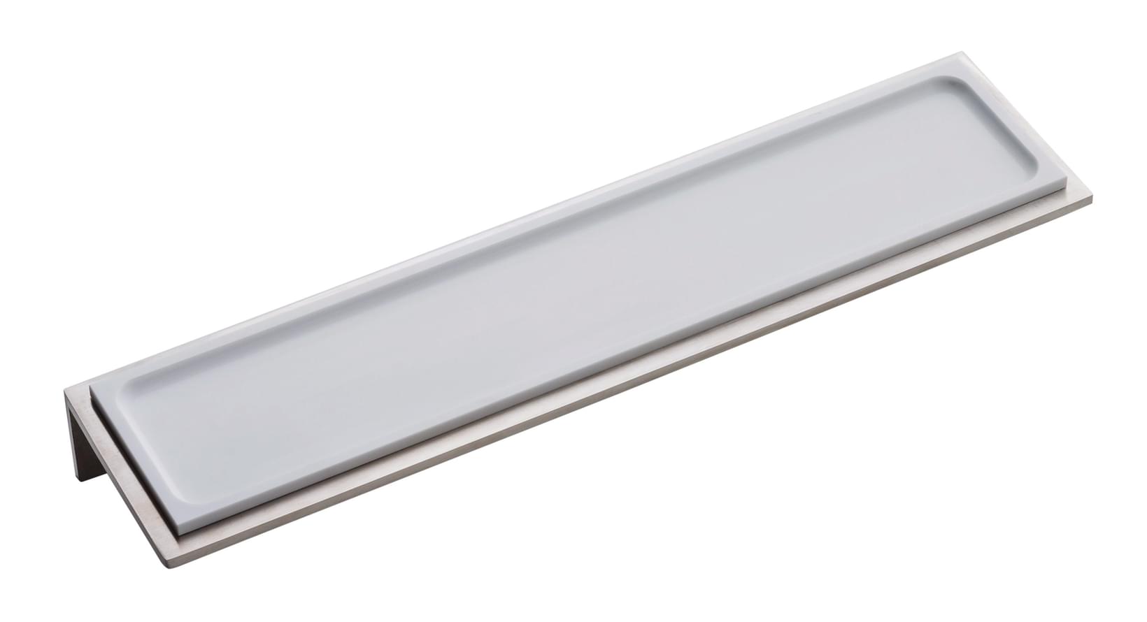 Плитка Treemme 22mm Полка 36.6 см нержавеющая сталь  поверхность брашированная