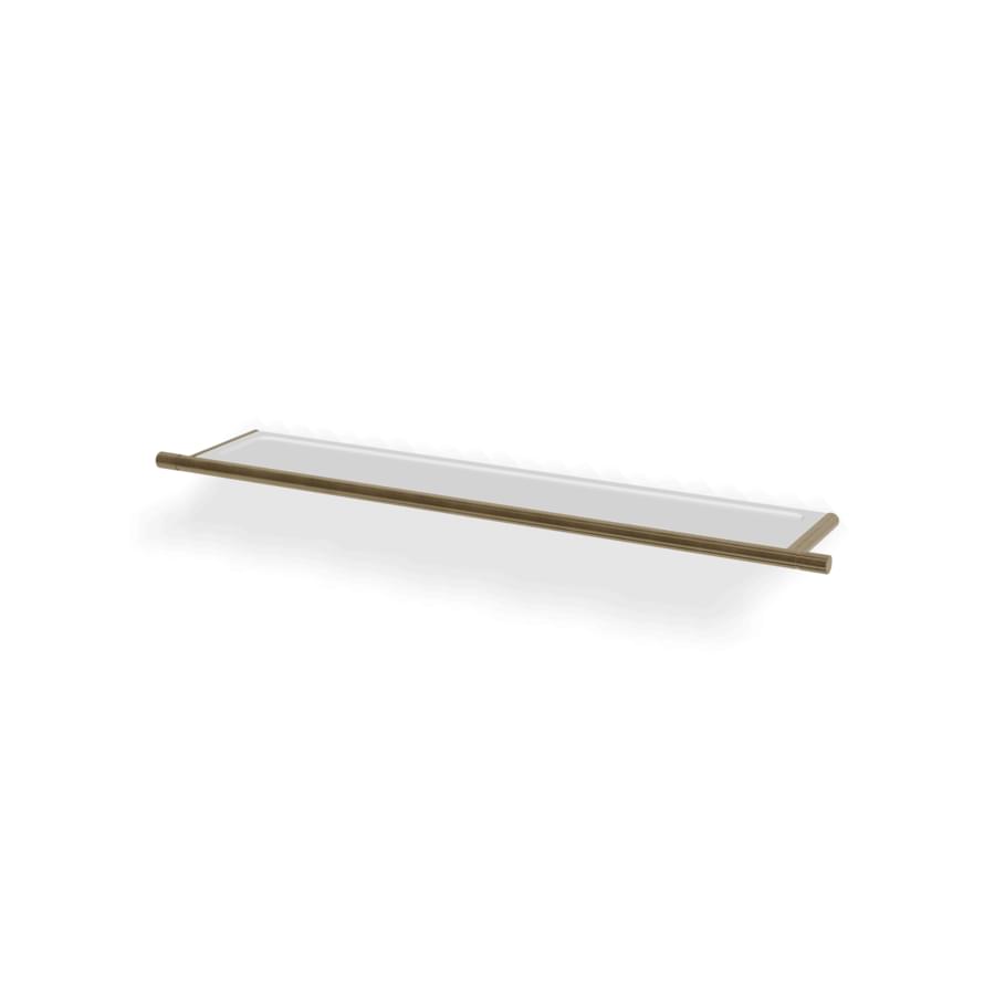 Плитка Treemme 22mm Полка 56.8 см 22mm золото брашированное  поверхность брашированная