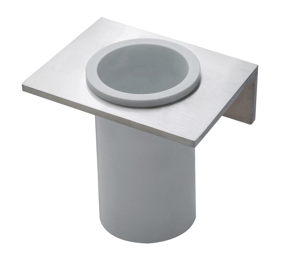 Плитка Treemme 22mm Стакан 22mm. нержавеющая сталь  поверхность брашированная