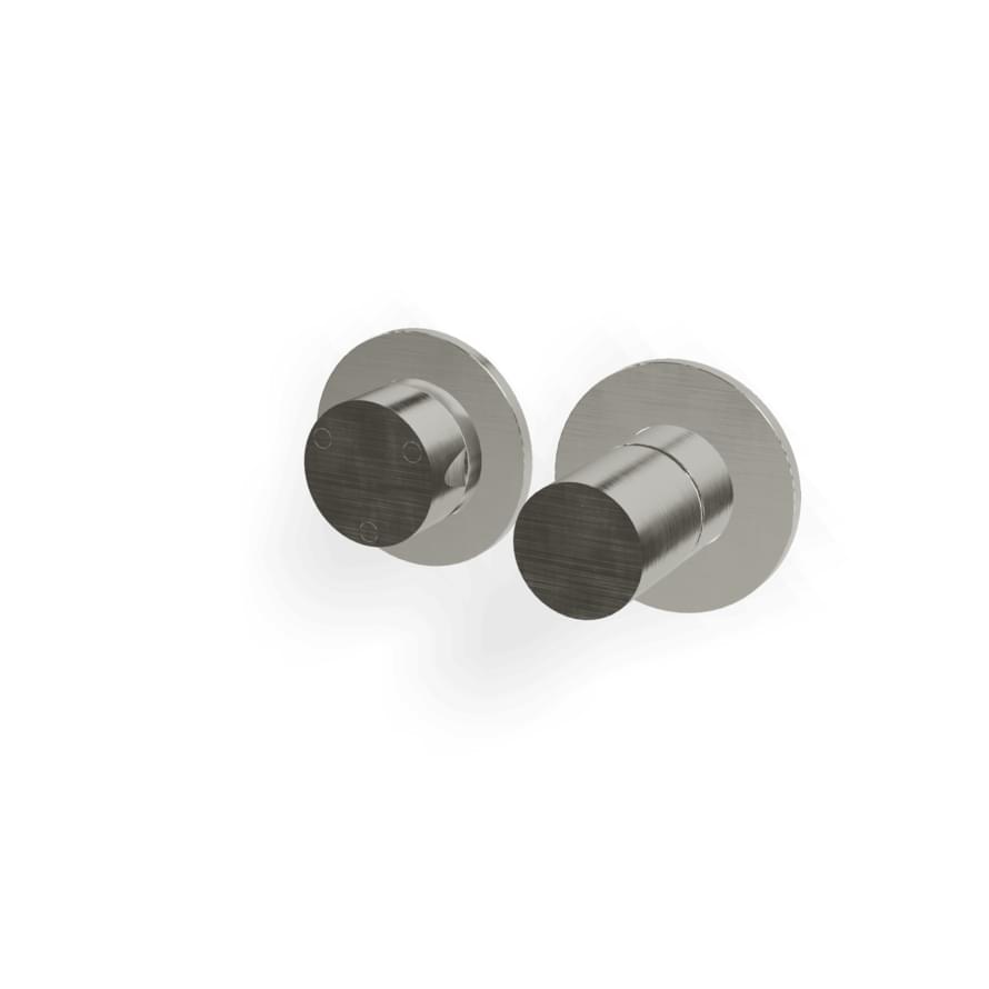 Плитка Treemme 28mm Внешняя часть смесителя для душа 28MM на 3 потребителя. раздельный нержавеющая сталь брашированная  поверхность брашированная
