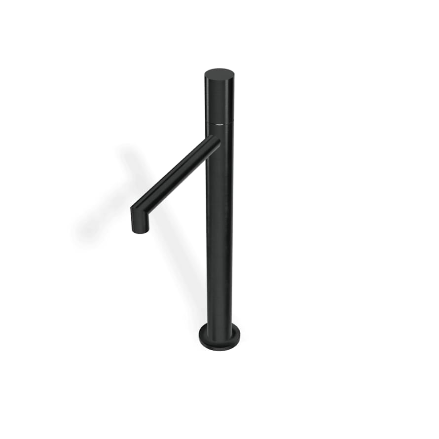 Плитка Treemme 28mm Смеситель для раковины 28MM 243 мм оружейный металл  поверхность брашированная