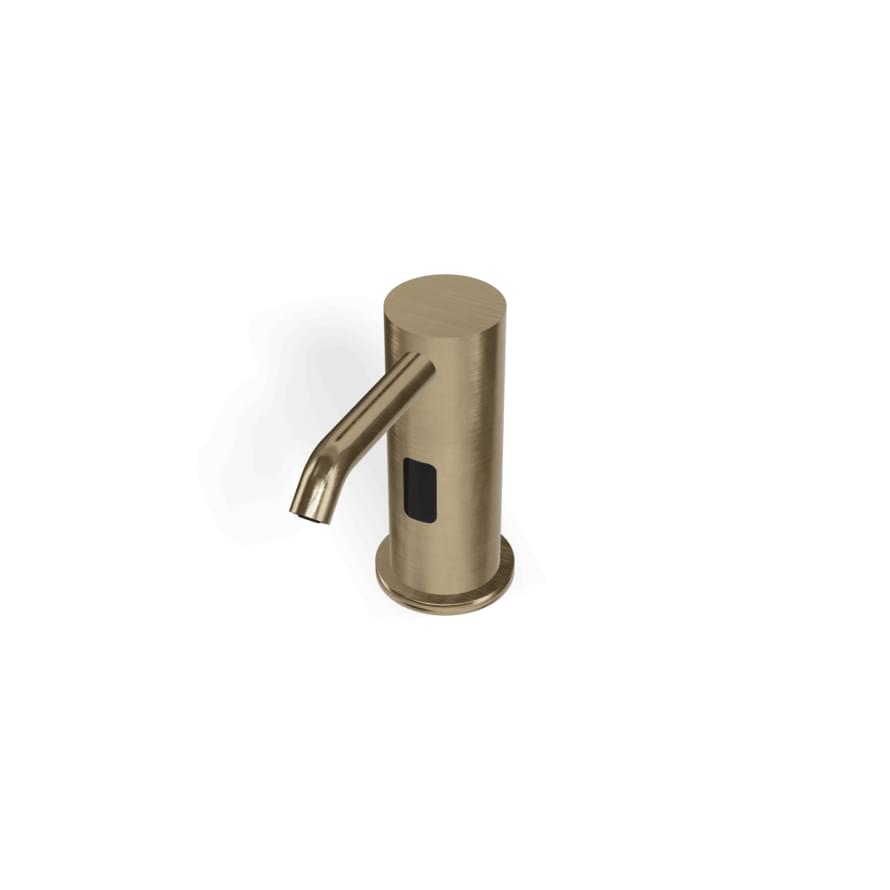 Плитка Treemme 40mm Электронный дозатор жидкого мыла 40mm желтое золото PVD  поверхность брашированная