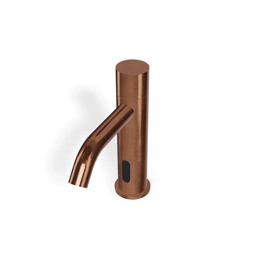 Плитка Treemme 40mm Электронный смеситель для раковины с блоком питания 220В 40mm бронза PVD  поверхность брашированная