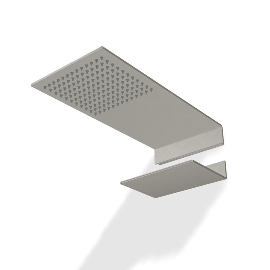 Плитка Treemme 5mm Верхний душ 220х460 5mm с каскадом светлая бронза  поверхность брашированная