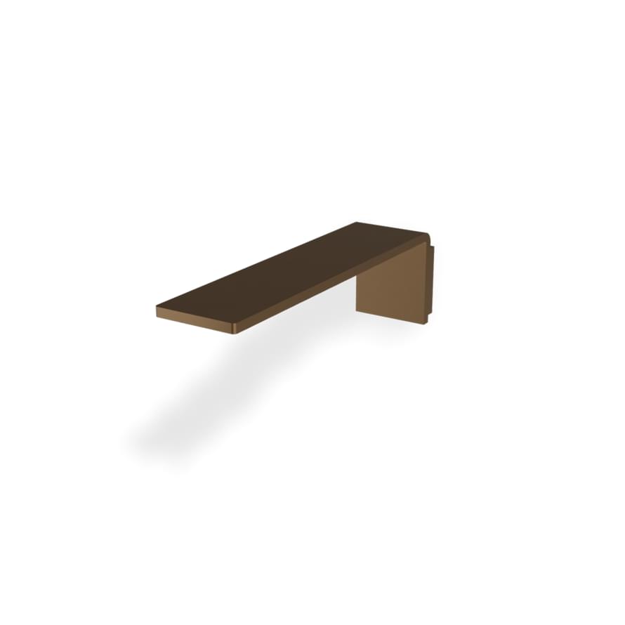 Плитка Treemme 5mm Излив для ванны настенный 5mm 170 мм светлая бронза  поверхность брашированная