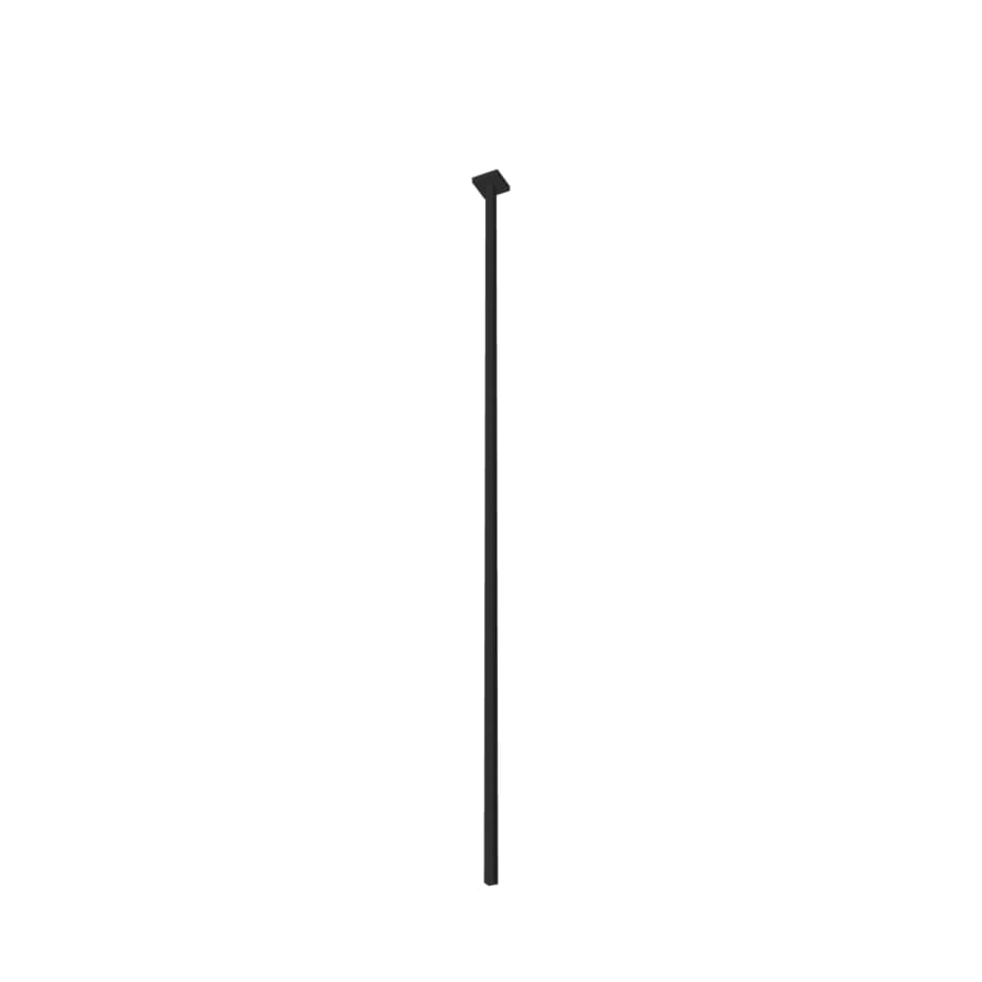 Плитка Treemme 5mm Потолочный излив 5mm 1600 мм квадратный оружейный металл PVD  поверхность брашированная