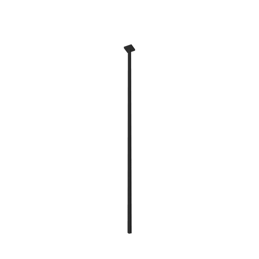 Плитка Treemme 5mm Потолочный излив нестандартной длины 5mm макс 1600 мм квадратный оружейный металл PVD  поверхность брашированная