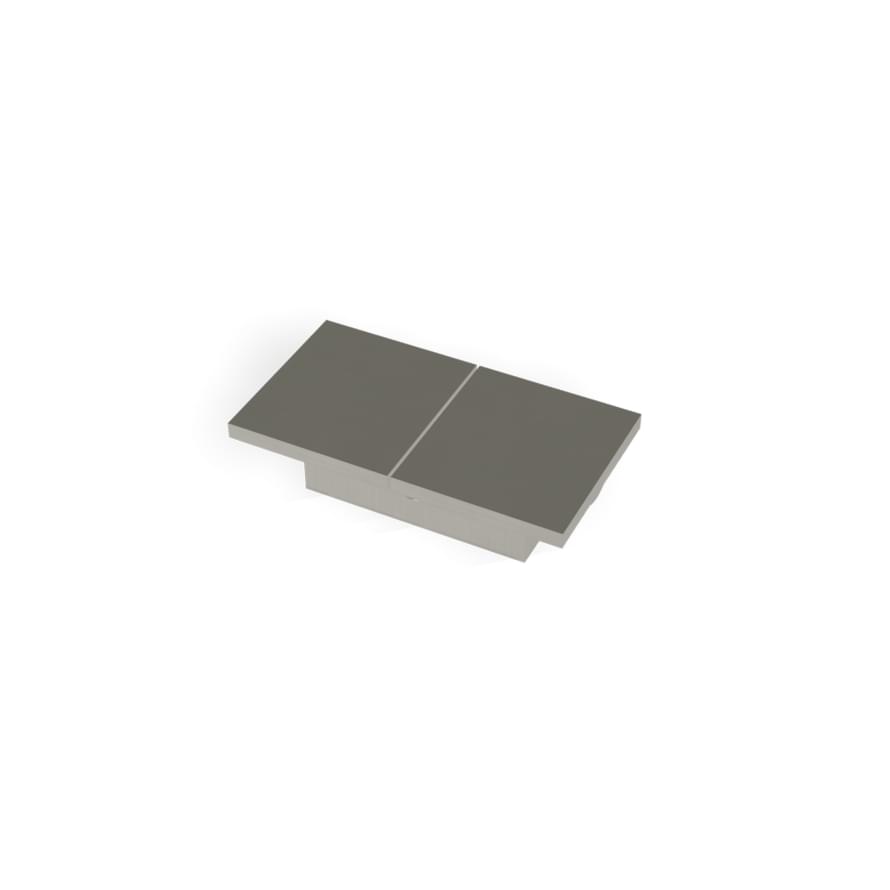 Плитка Treemme 5mm Смеситель для душа/раковины 5mm установка в столешницу нержавеющая сталь брашированная  поверхность брашированная