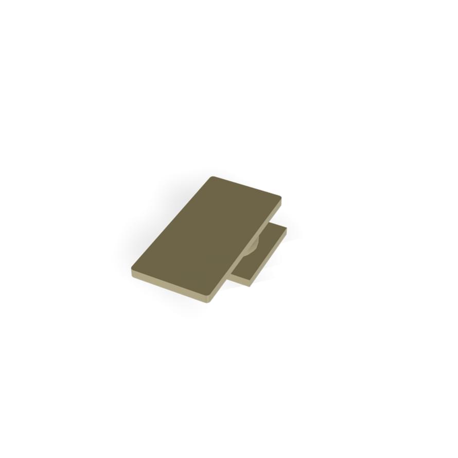 Плитка Treemme 5mm Смеситель для раковины/душа 5mm установка в столешницу шампань  поверхность брашированная
