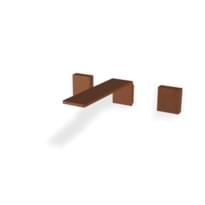 Плитка Treemme 5mm Смеситель для раковины из стены 5mm на 3 отверстия бронза PVD поверхность брашированная