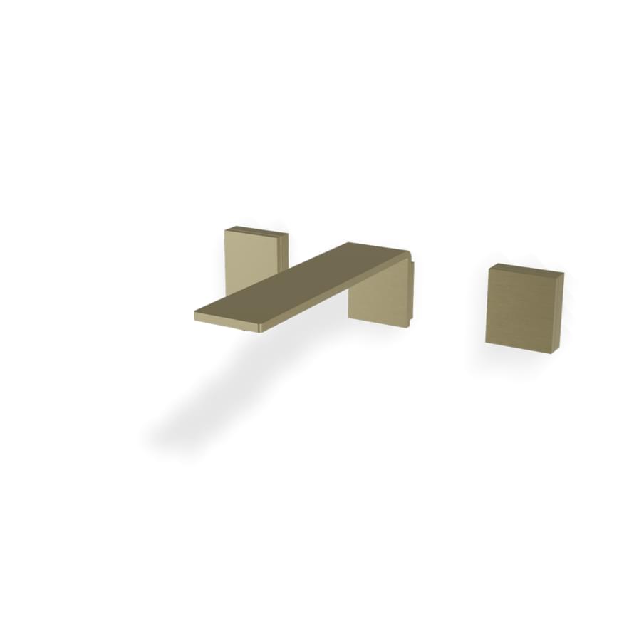 Плитка Treemme 5mm Смеситель для раковины из стены 5mm на 3 отверстия шампань поверхность брашированная