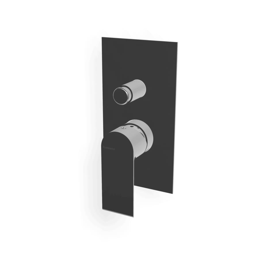 Плитка Treemme Bamboo Внешняя часть смесителя для ванны/душа Bamboo с переключателем хром  поверхность глянец