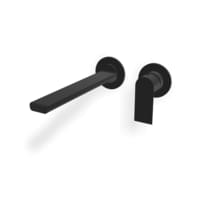 Плитка Treemme Bamboo Внешняя часть смесителя для раковины Bamboo из стены 233 мм раздельный черный матовый поверхность матовая