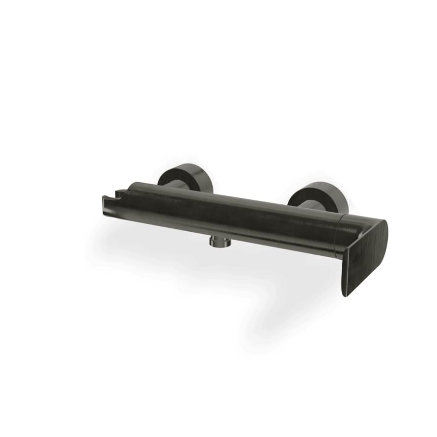 Плитка Treemme Bamboo Смеситель для душа Bamboo черный хром брашированный  поверхность брашированная