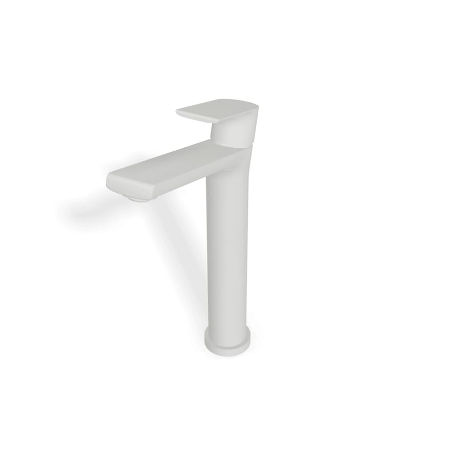 Плитка Treemme Bamboo Смеситель для раковины Bamboo 270 мм белый матовый  поверхность матовая