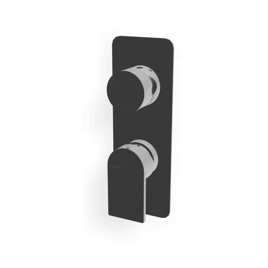 Плитка Treemme Ran Внешняя часть смесителя RAN для душа на 3 потребителя хром  поверхность глянец