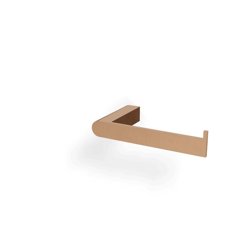 Плитка Treemme Tag Держатель TAG# для туалетной бумаги розовое золото брашированное  поверхность брашированная