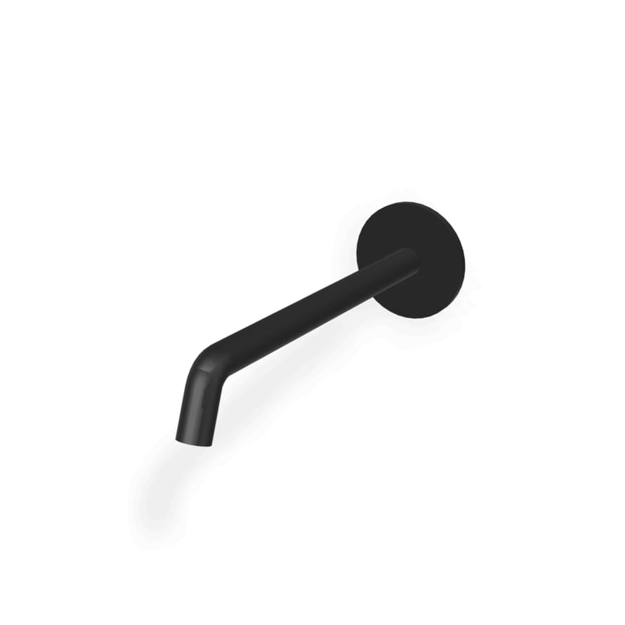 Плитка Treemme Up Plus Излив для раковины настенный UP+ 226 мм черный матовый  поверхность матовая