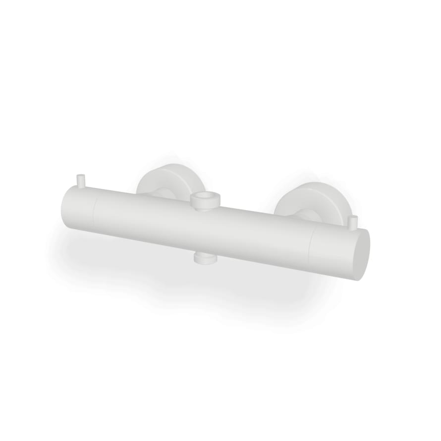 Плитка Treemme Up Plus Смеситель для душа UP+ термостатический 3/4” - 1/2” белый матовый  поверхность матовая