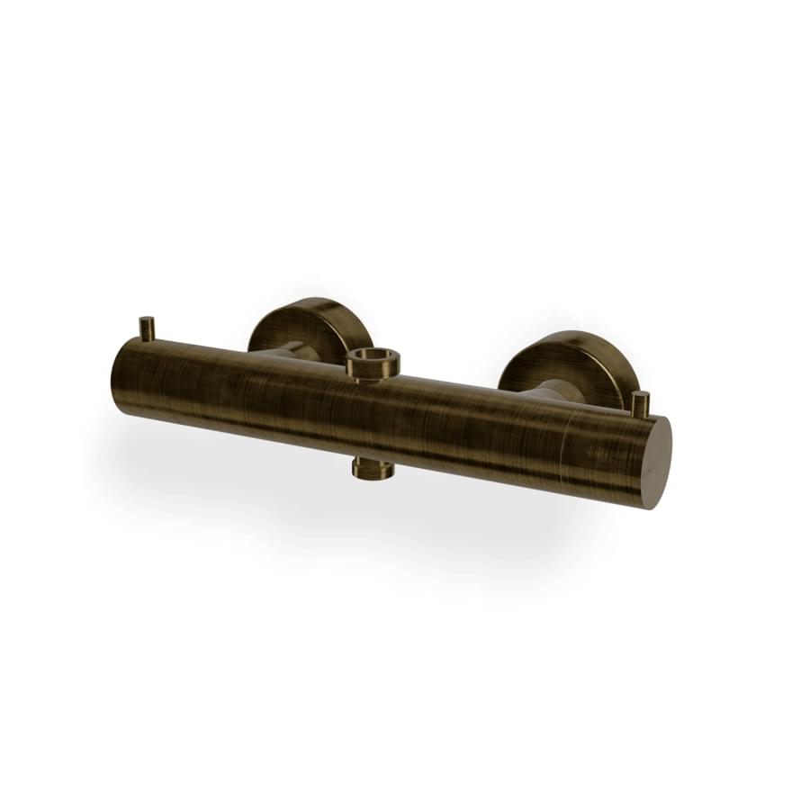 Плитка Treemme Up Plus Смеситель для душа UP+ термостатический 3/4” - 1/2” бронза брашированная  поверхность брашированная