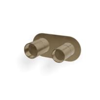 Плитка Treemme Watertube Внешняя часть смесителя для душа Watertube на 2 потребителя. желтое золото PVD поверхность брашированная