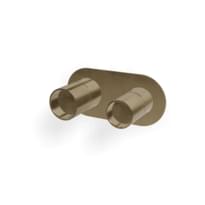 Плитка Treemme Watertube Внешняя часть смесителя для душа Watertube на 3 потребителя. желтое золото PVD поверхность брашированная