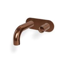 Плитка Treemme Watertube Внешняя часть смесителя для раковины из стены Watertube 170 мм бронза PVD поверхность брашированная