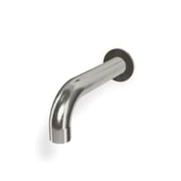 Плитка Treemme Watertube Излив для ванны настенный Watertube 220 мм нержавеющая сталь брашированная поверхность брашированная
